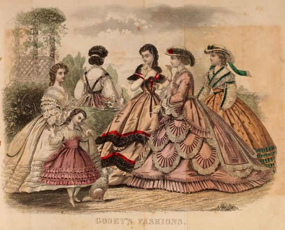 1860’s Overlapping Dress