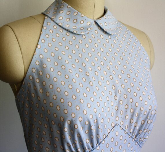 Sun-Back Cotton Dress